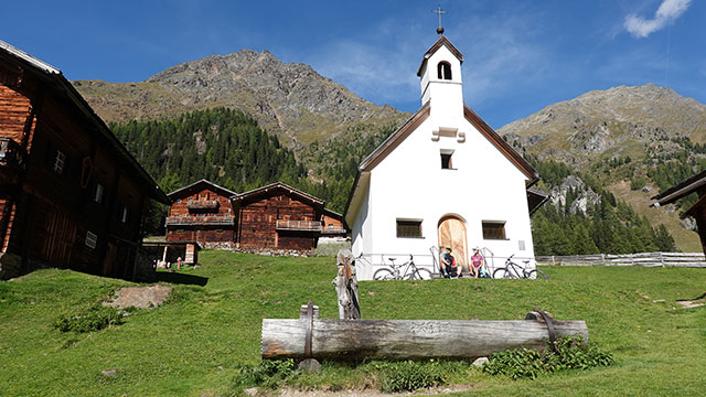 e-Mountainbiketour Villgratental - Kapelle auf der Oberstaller Alm | © edifilm75 - ProjektVt