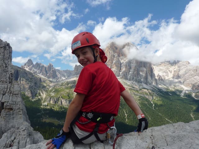 Schnupperklettern in den Dolomiten (Cinque Torri) - Für Kinder und Erwachsene 1 | © Bergschule AAH