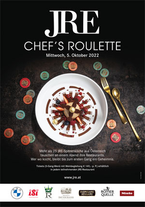 JRE Chef's Roulette 2022 - Spitzenköche tauschen Restaurants - am 05. Oktober 2022