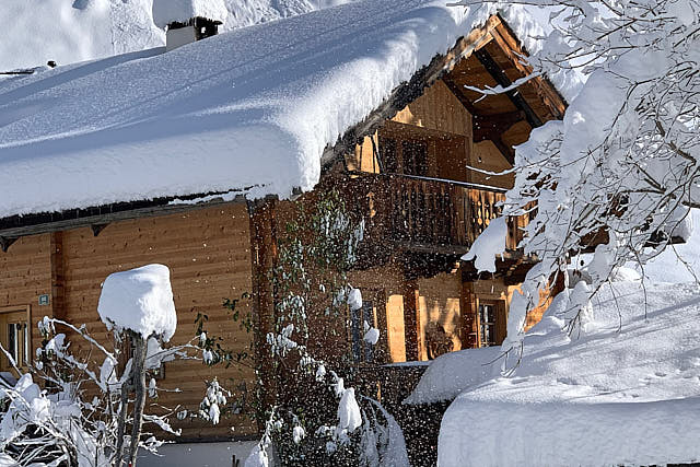 Ferienhaus Gannerhof - Winteransicht