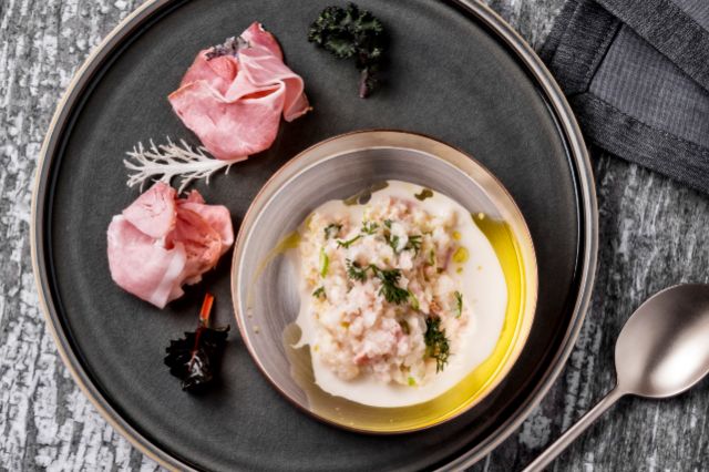 Rübernkraut mit Kochschinken vom Gannerhof - Spitzkehren und spitzen Essen