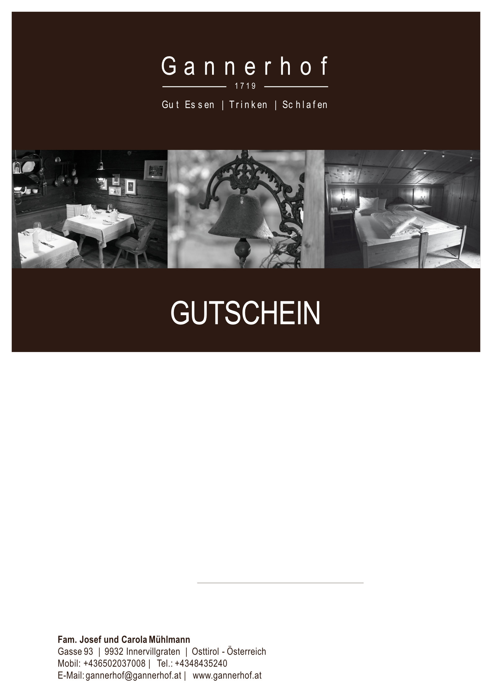 Gutschein Design